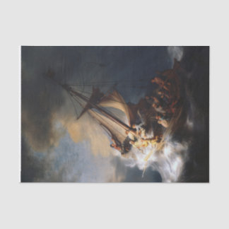 Die Sturmdämmung Seidenpapier