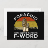 Die Suche ist mein zweites F-Wort (Mäusen) Postkarte (Vorne/Hinten)