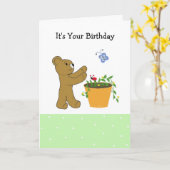 Die Suche nach einem Schmetterlingsmuster zum Gebu Karte (Gelbe Blume)