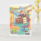 Die Suche nach Kuchen Karte (Gelbe Blume)