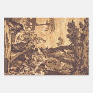 Die Suche nach Mose aus dem Buch der Exodus Geschenkpapier Set