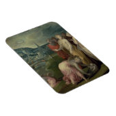 Die Suche nach Mose (Öl auf Leinwand) Magnet (Rechte Seite)