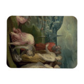 Die Suche nach Mose (Öl auf Leinwand) Magnet (Horizontal)