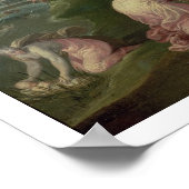 Die Suche nach Mose (Öl auf Leinwand) Poster (Ecke)