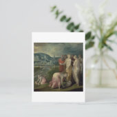 Die Suche nach Mose (Öl auf Leinwand) Postkarte (Stehend Vorderseite)