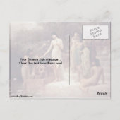 Die Suche nach Moses durch Edwin lange Postkarte (Rückseite)