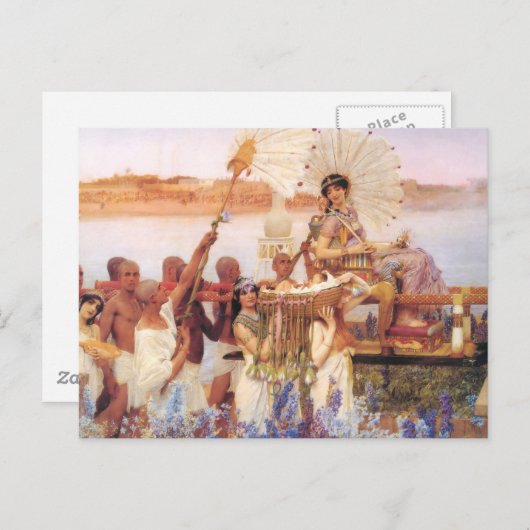 Die Suche nach Moses Postkarte (Vorne/Hinten)