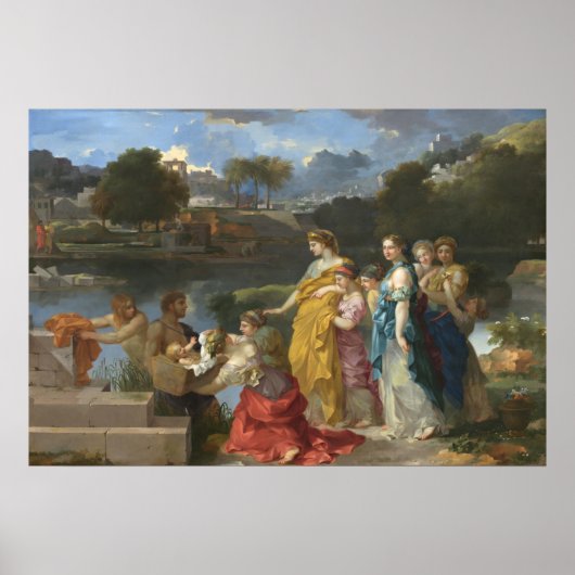 Die Suche nach Moses - Sébastien Bourdon Art Poster (Vorne)