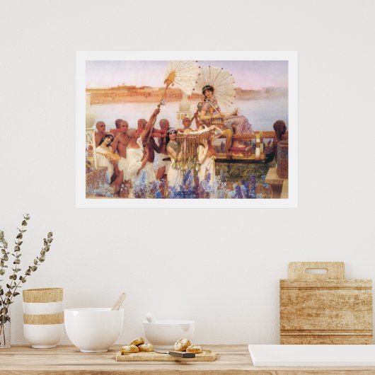Die Suche nach Moses, Sir Lawrence Alma-Tadema Poster (Küche)