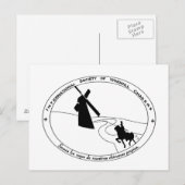 Die Suche nach Windmühlen Postkarte (Vorne/Hinten)