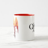 Die Suche - vertrauen Sie den Schicksalen/Ernte Zweifarbige Tasse (Mittel)