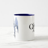 Die Suche - vertrauen Sie den Schicksalen/Evermoon Zweifarbige Tasse (Mittel)