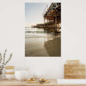 Die Süd-Parade-Pier an der Küste im Südmeer Poster (Küche)