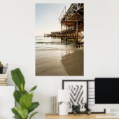 Die Süd-Parade-Pier an der Küste im Südmeer Poster (Heimbüro)