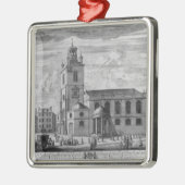 Die Südaussicht der Kirche von St. Silbernes Ornament (Links)