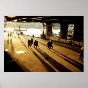 die Südbank in London Poster