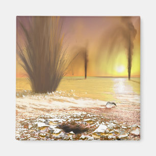 Die südliche Eismauer am Mars Magnet