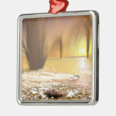 Die südliche Eismauer am Mars Ornament Aus Metall (Links)