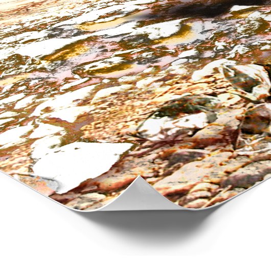 Die südliche Eismauer am Mars Poster (Ecke)