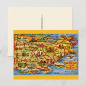 Die südöstliche Ecke Englands Postkarte (Vorne/Hinten)