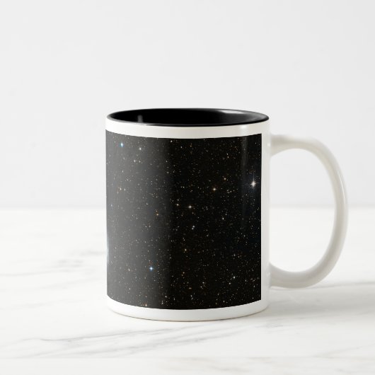 Die Südpinradgalaxie 2 Zweifarbige Tasse (Rechts)