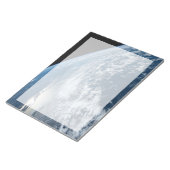 Die Südspitze Brasiliens grenzt an Uruguay. Notizblock (angewinkelt)