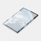 Die Südspitze Brasiliens grenzt an Uruguay. Post-it Klebezettel (angewinkelt)