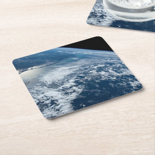 Die Südspitze Brasiliens grenzt an Uruguay. Rechteckiger Pappuntersetzer (angewinkelt)