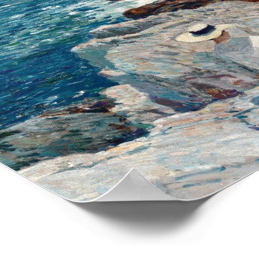 Die Südufer, Appledore | Childe Hassam Poster (Ecke)