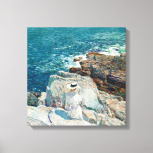 Die Südufer, appliziert von Childe Hassam Leinwanddruck
