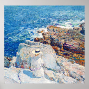 Die Südufer, appliziert von Childe Hassam Poster