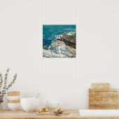 Die Südufer, appliziert von Childe Hassam Poster (Küche)