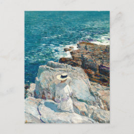 Die Südufer, appliziert von Childe Hassam Postkarte