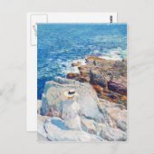 Die Südufer, appliziert von Childe Hassam Postkarte (Vorne/Hinten)