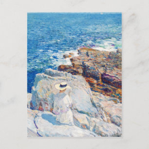 Die Südufer, appliziert von Childe Hassam Postkarte