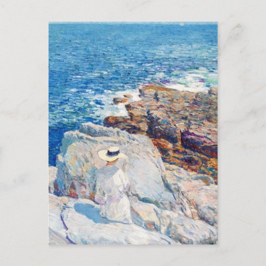 Die Südufer, appliziert von Childe Hassam Postkarte (Vorderseite)