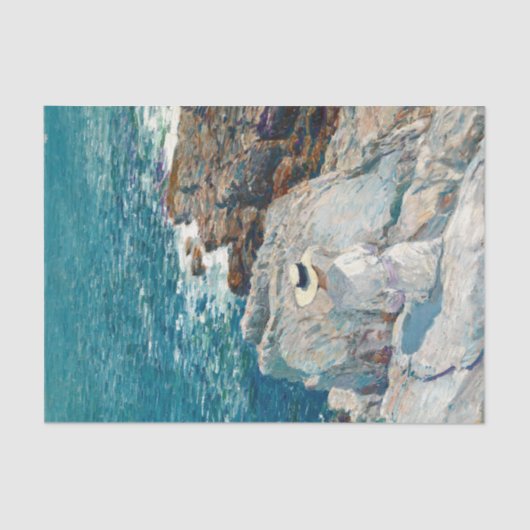 Die Südufer, appliziert von Childe Hassam Seidenpapier (Vorderseite)