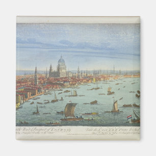 Die Südwestaussicht von London, von Somerset G Magnet