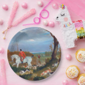 Die Suffolk Jagd 1833 Fox Jagd Papierplatte Pappteller (Party)
