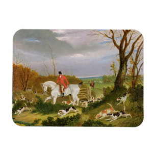 Die Suffolk-Jagd - gehend, nahe Herringswel zu Magnet