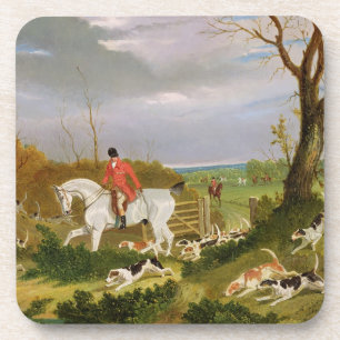 Die Suffolk-Jagd - gehend, nahe Herringswel zu Untersetzer