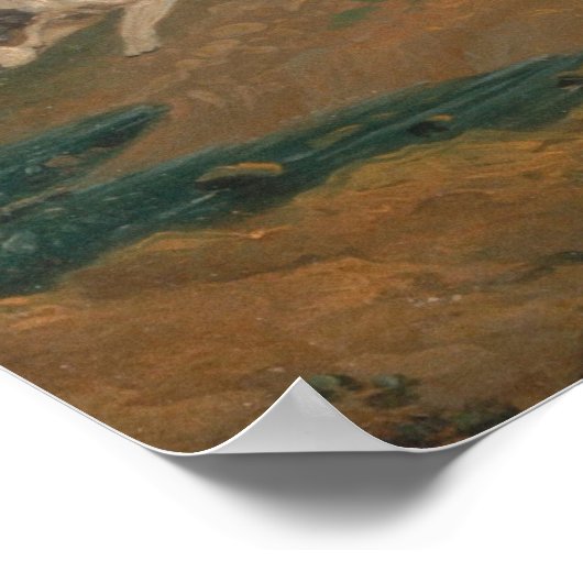 Die Suffolk-Jagd - John Frederick Herring Poster (Ecke)