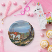 Die Suffolkjagd 1833 Fox-Jagd Pappteller (Party)