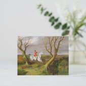 Die Suffolkjagd - weg (Öl auf Leinwand) Postkarte (Stehend Vorderseite)