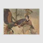 "Die Sultan-Tochter" von Thomas Mackenzie Seidenpapier (Vorderseite)