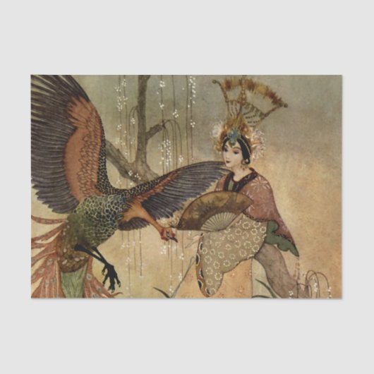 "Die Sultan-Tochter" von Thomas Mackenzie Seidenpapier (Vorderseite)