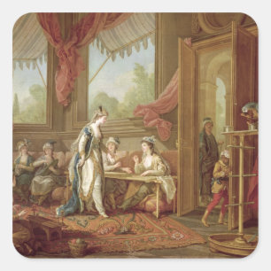 Die Sultana-Orderteppiche Quadratischer Aufkleber