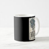 Die Summerween Queen Tarot Card, Hexenhase Kaffeetasse (VorderseiteRechts)