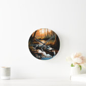 Die Sümpfe Runde Wanduhr (Zuhause)