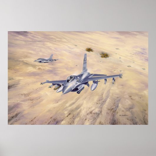 Die Sumpffüchse von David Poole Print Poster (Vorne)